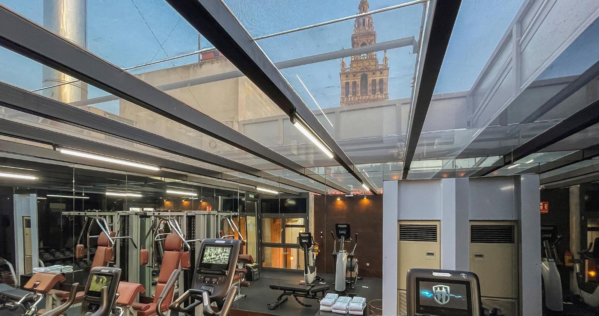 Eme Catedral Mercer Hotel Seville Exterior photo The gym at the hotel